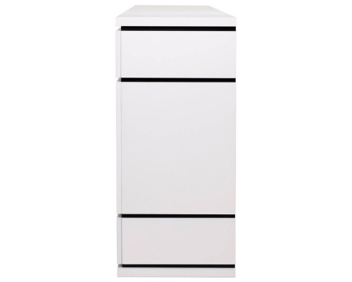 RealFlame Портал каминный из МДФ Vega WT 1000 белый, с полками