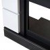 RealFlame Портал каминный из МДФ линейный Denver 50 черный матовый, чёрный, под очаг Saphir 50