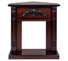 RealFlame Портал каминный из МДФ угловой Anita Corner AO античный дуб под очаги (Majestic, Fobos, Eugene, 3D Olympic)