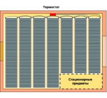 Пленочный теплый пол под паркет и паркетную доску 12 м.кв