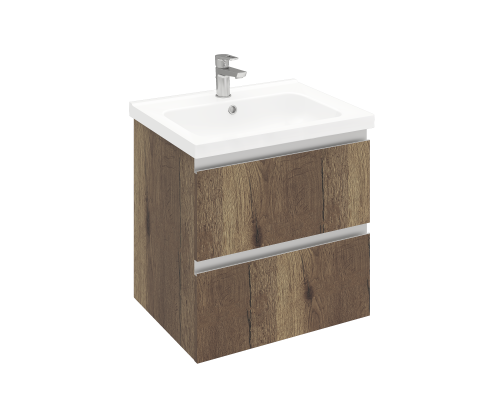 Тумба подвесная ELECTRA 60 под умыв-к Creavit Ideal 60, дуб Рока, LE-WCAB-60-222 Тумба подвесная ELECTRA 60 под умыв-к Creavit Ideal 60, дуб Рока, LE-WCAB-60-222