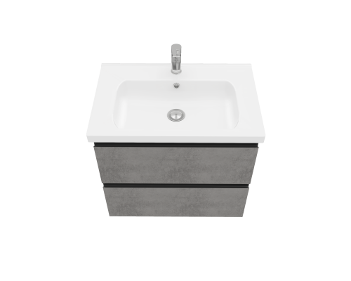 Тумба подвесная ELECTRA 70 под умыв-к Creavit Ideal 70, хромикс серебро, арт. LE-WCAB-70-123 Тумба подвесная ELECTRA 70 под умыв-к Creavit Ideal 70, хромикс серебро, арт. LE-WCAB-70-123
