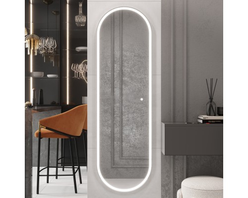Зеркало овал LAPARET Modus 45*150 влагостойкое, подсветка, димер