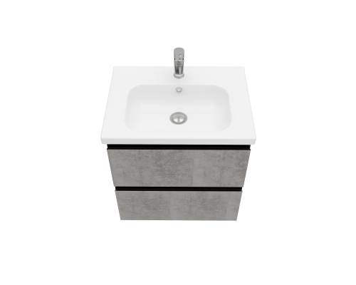 Тумба подвесная ELECTRA 60 под умыв-к Creavit Ideal 60, хромикс серебро, LE-WCAB-60-123 Тумба подвесная ELECTRA 60 под умыв-к Creavit Ideal 60, хромикс серебро, LE-WCAB-60-123