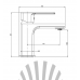 Смеситель для раковины LAPARET GEO N3014902LPT