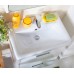 Комплект мебели для ванной Палермо 55 с подвесной тумбой Белый глянец Бриклаер