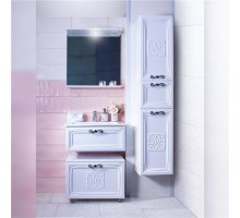 Комплект мебели для ванной для ванной Адель 65 Белый глянец 3 Бриклаер