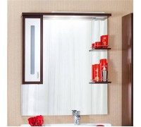 Зеркало для ванной Бали 90 Венге/белый глянец Бриклаер