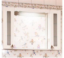 Зеркало для ванной Кантри 105 Бежевый дуб прованс с двумя шкафчиками Бриклаер