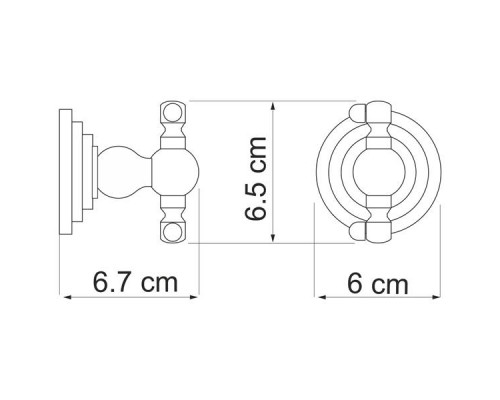 Ammer K-7023D (ранее К-7023) Крючок двойной