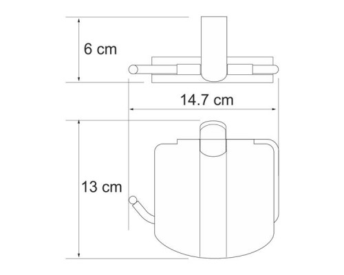 Berkel K-6825 Держатель туалетной бумаги Berkel K-6825 Держатель туалетной бумаги
