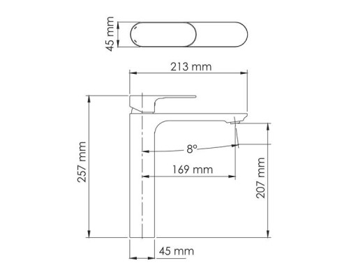Dinkel 5803H Смеситель для раковины Dinkel 5803H Смеситель для раковины