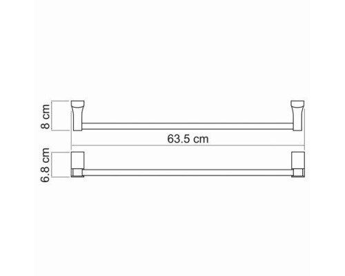 Exter K-5230 Держатель полотенец одинарный Exter K-5230 Держатель полотенец одинарный