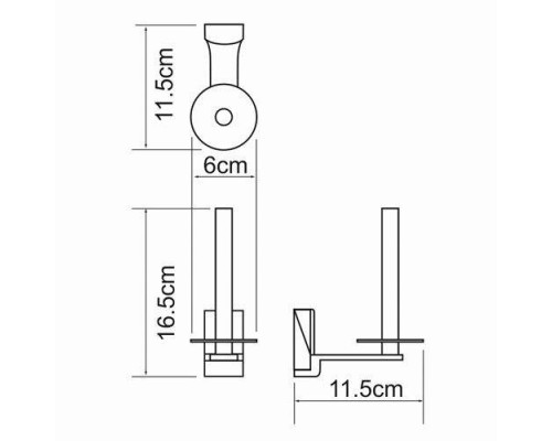 Exter K-5297 Держатель туалетной бумаги Exter K-5297 Держатель туалетной бумаги
