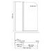 Leine 35P02-110 White Fixed Стеклянная шторка на ванну