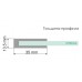 Leine 35P02-110 White Fixed Стеклянная шторка на ванну
