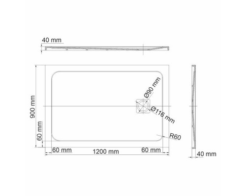 Neime 19T07 Душевой поддон Neime 19T07 Душевой поддон
