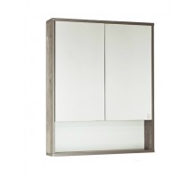 Style Line Зеркальный шкаф Экзотик 75 древесина/белый