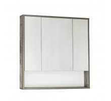 Style Line Зеркальный шкаф Экзотик 80 древесина/белый