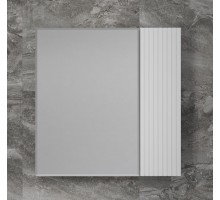 Style Line Зеркальный шкаф Стокгольм 70 белый софт