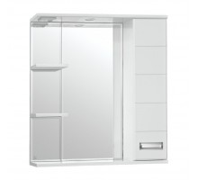 Style Line Зеркало-шкаф Ирис 75/С белый