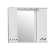Style Line Зеркало-шкаф Венеция 90/С белый