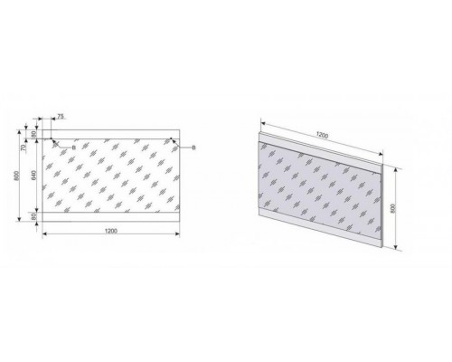 Style Line Комплект мебели Даллас 120 R (3 ящ.) Люкс Plus белый