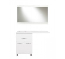 Style Line Комплект мебели Валеро 120 L Люкс Plus белый