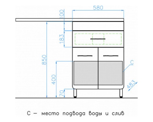Style Line Комплект мебели Валеро 120 Люкс Plus, белая Style Line Комплект мебели Валеро 120 Люкс Plus, белая