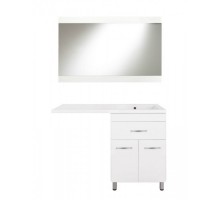 Style Line Комплект мебели Валеро 120 R Люкс Plus белый