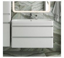 Style Line Тумба с раковиной Атлантика 100 Люкс Plus подвесная белый антискрейч