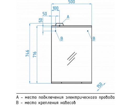 Style Line Зеркало Эко Стандарт Инга 50/С белое Style Line Зеркало Эко Стандарт Инга 50/С белое