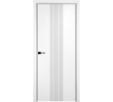 Дверь Верда Лайн-2 AL кромка с 2-х сторон экошпон Вайт