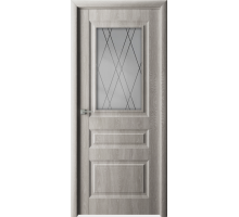 Дверь Верда Каскад ламинированное Стекло Сатинато тон Дуб филадельфия грей