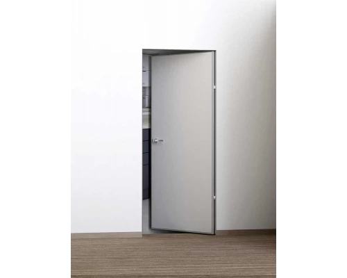 Дверь Profilo Porte PX-0 Invisible REVERS под покраску кромка AL мат с 4-х ст.вр.под 2 пет.Krona и замок ПР Дверь Profilo Porte PX-0 Invisible REVERS под покраску кромка AL мат с 4-х ст.вр.под 2 пет.Krona и замок ПР