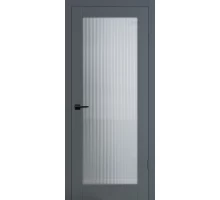 Дверь Profilo Porte PSС-55 РР графит ДО  стекло Moru Optiwhite
