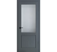 Дверь Profilo Porte PSС-57 РР графит ДО  стекло Moru Optiwhite