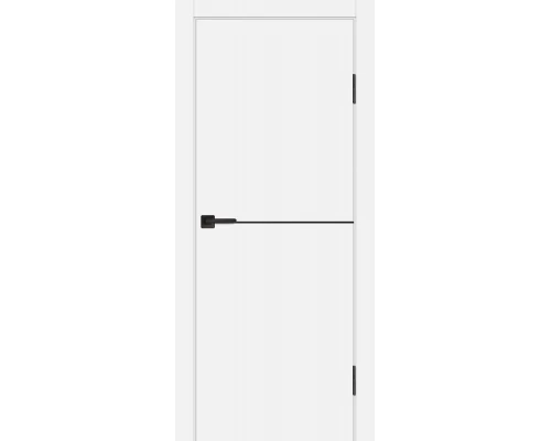 Дверь Profilo Porte P-19 NEW PET белый матовый черный молдинг врезка под замок и ручку Дверь Profilo Porte P-19 NEW PET белый матовый черный молдинг врезка под замок и ручку