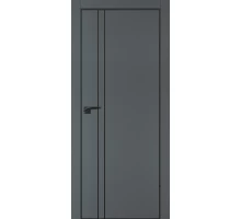 Дверь Profilo Porte P-20 NEW PET графит матовый  черный молдинг РЕТ ABS черная кромка с 4-х ст.
