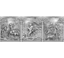 Europa Ceramica Dec Cazador Декор 20х50 7шт