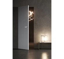 Дверь Belwooddoors Межкомнатная дверь Спейс с зеркалом Эмаль светло-серый