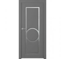Дверь Belwooddoors Межкомнатная дверь Аурум 3R со стеклом Эмаль графит