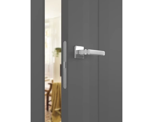 Дверь Belwooddoors Межкомнатная дверь Слайд с зеркалом Эмаль графит Дверь Belwooddoors Межкомнатная дверь Слайд с зеркалом Эмаль графит