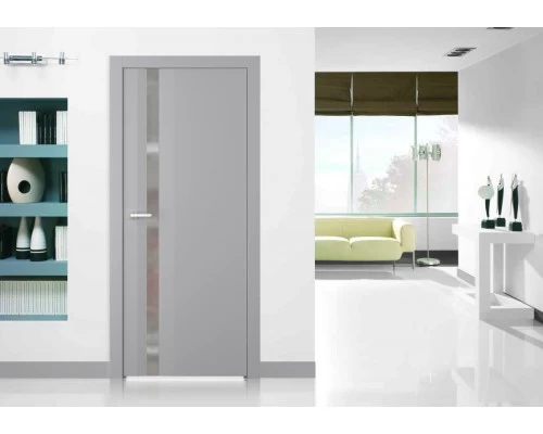 Дверь Belwooddoors Межкомнатная дверь Слайд с зеркалом Эмаль графит Дверь Belwooddoors Межкомнатная дверь Слайд с зеркалом Эмаль графит