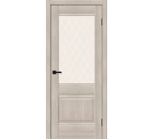 Дверь Прима-3 Cappuccino Melinga White Сrystal Mr.Wood Браво, Bravo +петли