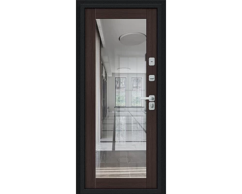 Дверь входная Bravo Thermo Thermo Флэш Декор-2 Букле черное/Wenge Veralinga Дверь входная Bravo Thermo Thermo Флэш Декор-2 Букле черное/Wenge Veralinga