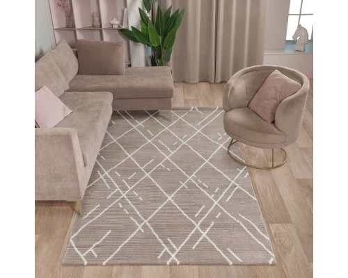 Ковер Турецкий AHENKLI DARIA дизайн L348A BEIGE-WHITE Ковер Турецкий AHENKLI DARIA дизайн L348A BEIGE-WHITE