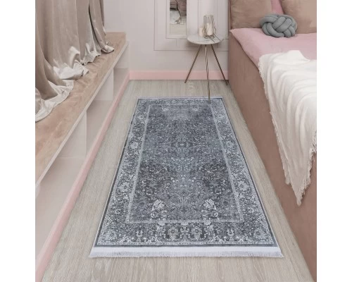 Ковер Турецкий YAKAR TEKSTIL AFINA дизайн 2490A GREY Ковер Турецкий YAKAR TEKSTIL AFINA дизайн 2490A GREY