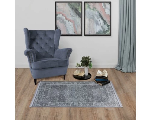Ковер Турецкий YAKAR TEKSTIL AFINA дизайн 2490A GREY Ковер Турецкий YAKAR TEKSTIL AFINA дизайн 2490A GREY