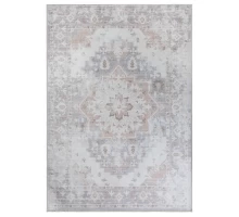 Ковер Турецкий Samira ILONNA дизайн AB110A GREY-CREAM